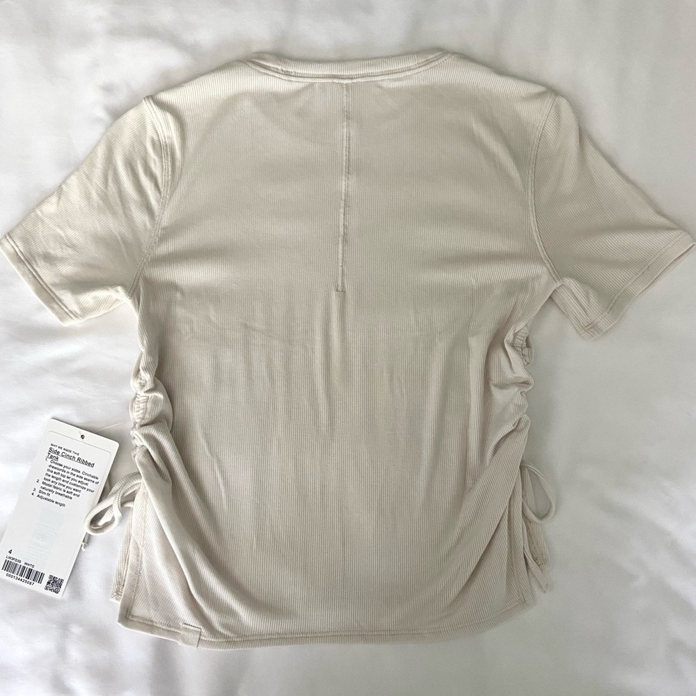 lululemon Side Cinch Ribbed Tee - Picture 9 of 12
